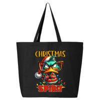 Funny Sarcastic Grumpy Duck Christmas Spirit 25L Jumbo Tote