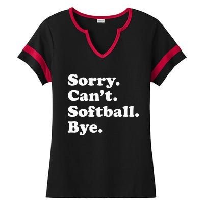 Funny Softball Gift For Men Women Ladies Halftime Notch Neck Tee