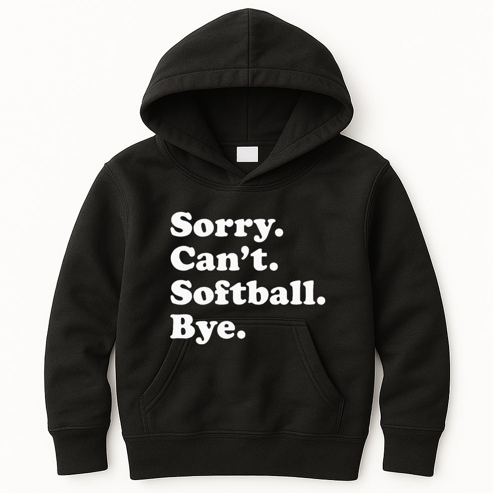 Funny Softball Gift For Men Women Kids Hoodie