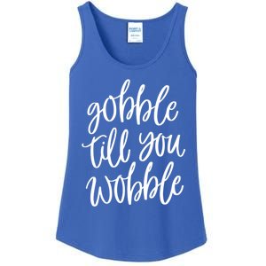 Fall Season Gobble Till You Wobble Adv007b Gift Ladies Essential Tank