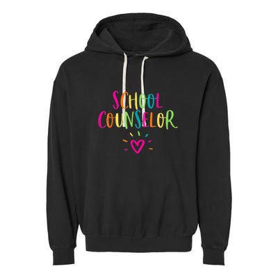 Funny School Guidance Counselor Appreciation Garment-Dyed Fleece Hoodie