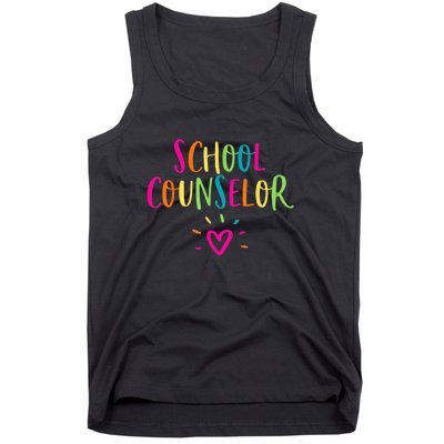 Funny School Guidance Counselor Appreciation Tank Top