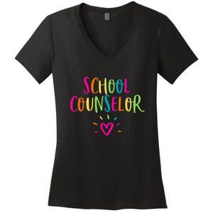 Funny School Guidance Counselor Appreciation Women's V-Neck T-Shirt