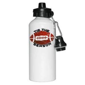 Football Season Graphic Aluminum Water Bottle