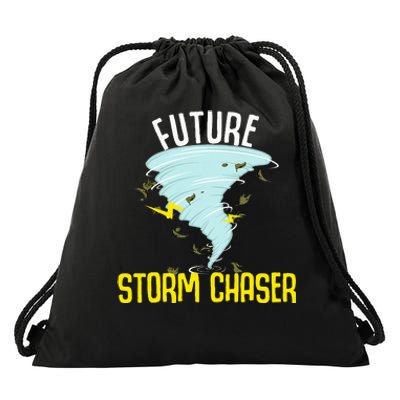 Future Storm Gift For Chaser Meteorologist Drawstring Bag