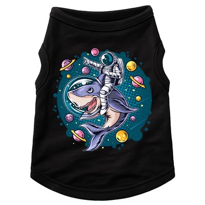 Funny Space Galaxy Astronaut Shark Doggie Tank