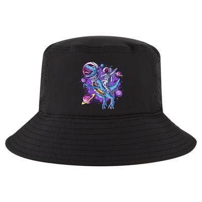 Funny Space Galaxy Astronaut Trex Dinosuar Cool Comfort Performance Bucket Hat
