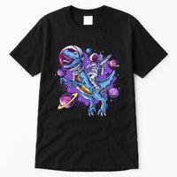 Funny Space Galaxy Astronaut Trex Dinosuar Tall T-Shirt