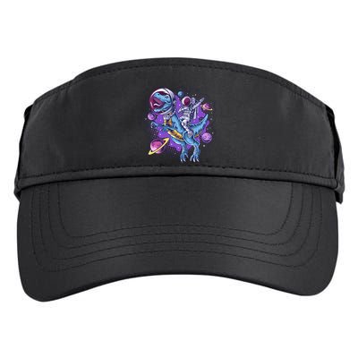 Funny Space Galaxy Astronaut Trex Dinosuar Adult Drive Performance Visor