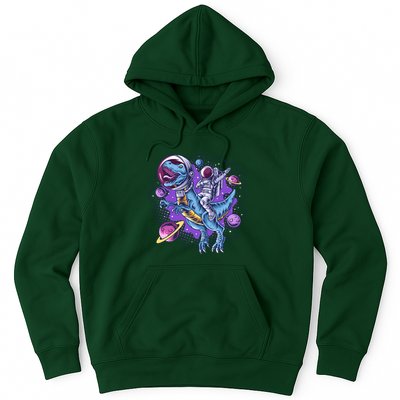 Funny Space Galaxy Astronaut Trex Dinosuar Hoodie