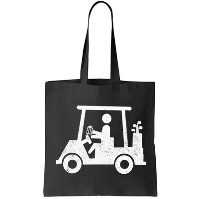 Funny Skeleton Golfer Holding A Beer in Golf Cart Bag