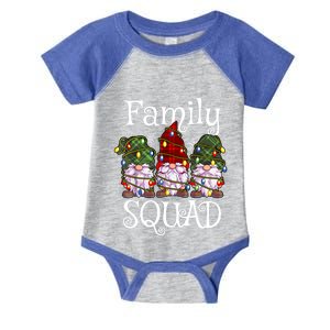 Family Squad Gnomies Christmas Gnome Family Matching Pjs Gift Infant Baby Jersey Bodysuit