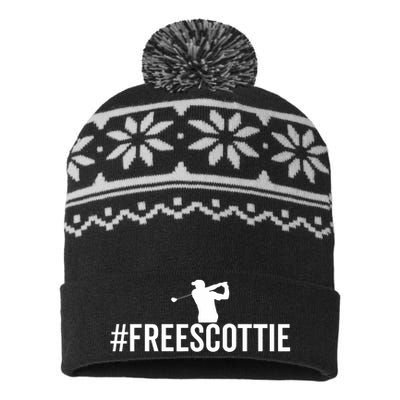 Free Scottie Golf Lovers USA-Made Snowflake Beanie