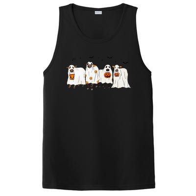 Funny S.H.E.E.P Ghost Cows Halloween Cute PosiCharge Competitor Tank