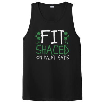 Fit Shaced Gift St Patricks Day Weed Marijuana Stoner Gift PosiCharge Competitor Tank