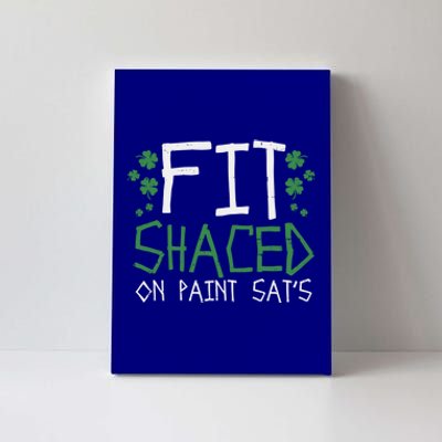 Fit Shaced Gift St Patricks Day Weed Marijuana Stoner Gift Canvas