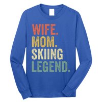 Funny Ski Great Gift Funny Gift Mom Vintage Skiing Great Gift Long Sleeve Shirt