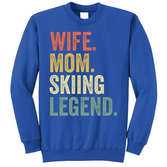 Funny Ski Great Gift Funny Gift Mom Vintage Skiing Great Gift Sweatshirt