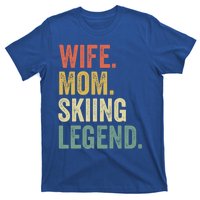 Funny Ski Great Gift Funny Gift Mom Vintage Skiing Great Gift T-Shirt