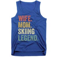 Funny Ski Great Gift Funny Gift Mom Vintage Skiing Great Gift Tank Top