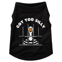 Funny Silly Goose Got Too Silly Goose In Jail Net Trapped Doggie Tank