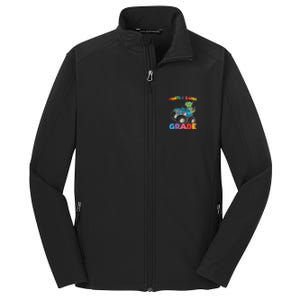 FourthA Saurus Grade 4Th Grade Gift Core Soft Shell Jacket