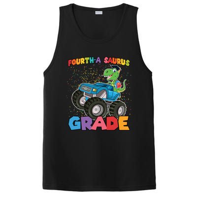 FourthA Saurus Grade 4Th Grade Gift PosiCharge Competitor Tank