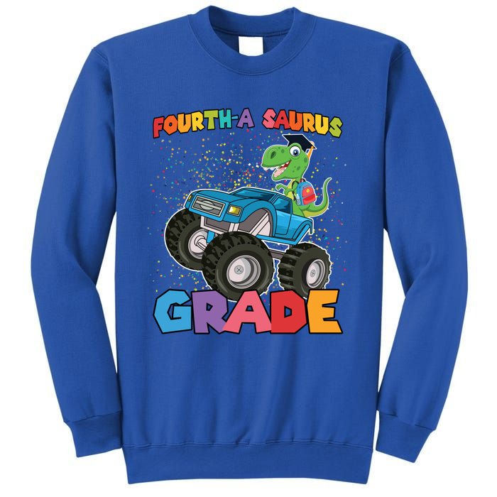 FourthA Saurus Grade 4Th Grade Gift Sweatshirt