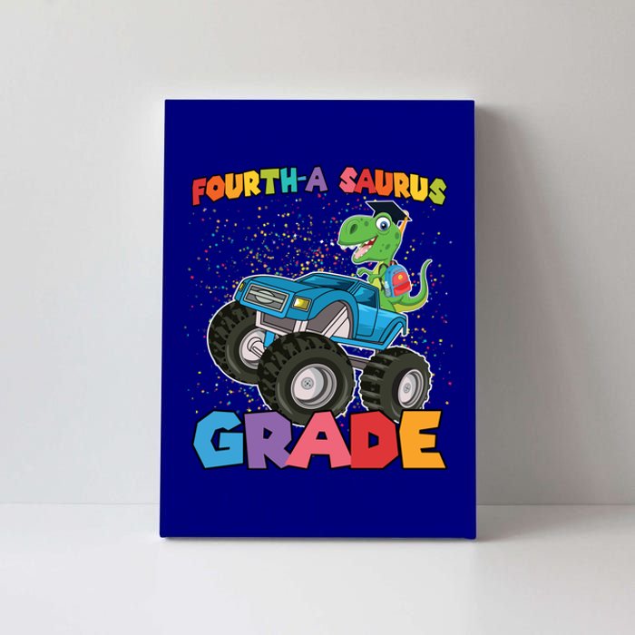 FourthA Saurus Grade 4Th Grade Gift Canvas