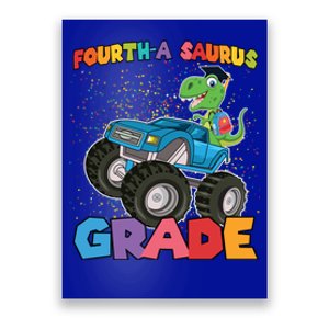 FourthA Saurus Grade 4Th Grade Gift Poster