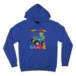 FourthA Saurus Grade 4Th Grade Gift Tall Hoodie