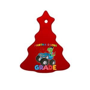 FourthA Saurus Grade 4Th Grade Gift Ceramic Tree Ornament