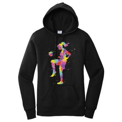 Funny Soccer Girl Gift Women's Pullover Hoodie