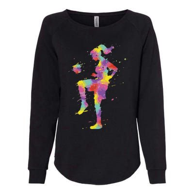 Funny Soccer Girl Gift Womens California Wash Sweatshirt