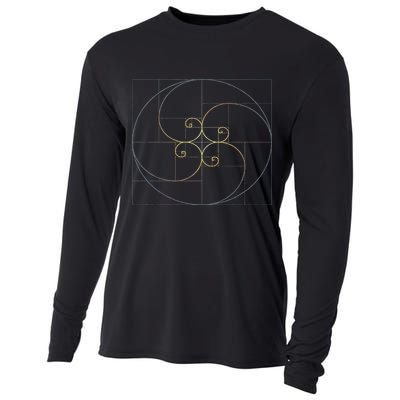 Fibonacci Spiral Golden Ratio Geometry Architecture Cooling Performance Long Sleeve Crew