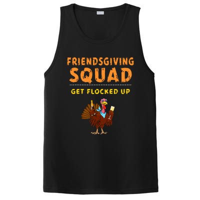 Friendsgiving Squad Get Flocked Up Matching Friendsgiving PosiCharge Competitor Tank