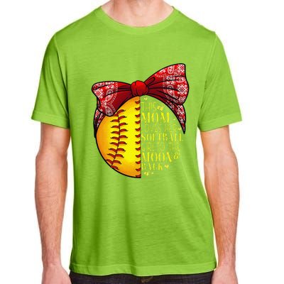 Funny Softball Gift Mom Women Pitcher Catchers Lovers Adult ChromaSoft Performance T-Shirt