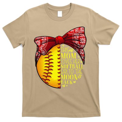 Funny Softball Gift Mom Women Pitcher Catchers Lovers T-Shirt