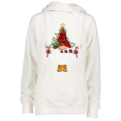 Funny Silly Gnome Christmas Gnome Matching Family Group Gift Womens Funnel Neck Pullover Hood