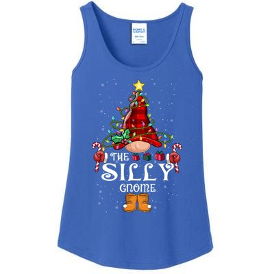 Funny Silly Gnome Christmas Gnome Matching Family Group Gift Ladies Essential Tank