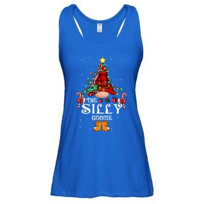 Funny Silly Gnome Christmas Gnome Matching Family Group Gift Ladies Essential Flowy Tank