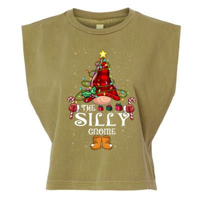 Funny Silly Gnome Christmas Gnome Matching Family Group Gift Garment-Dyed Women's Muscle Tee