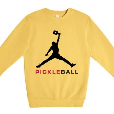 Funny S Gift Pickleball Great Gift Great Gift Premium Crewneck Sweatshirt