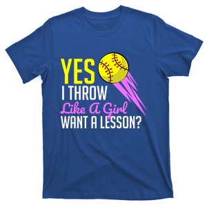 Funny Softball Game Player Sports Lover Gift Funny Gift T-Shirt