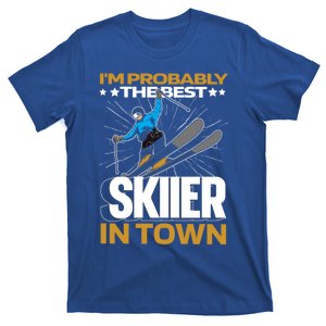 Funny Skier Gift Ski Winter Sports Skiing Gift T-Shirt