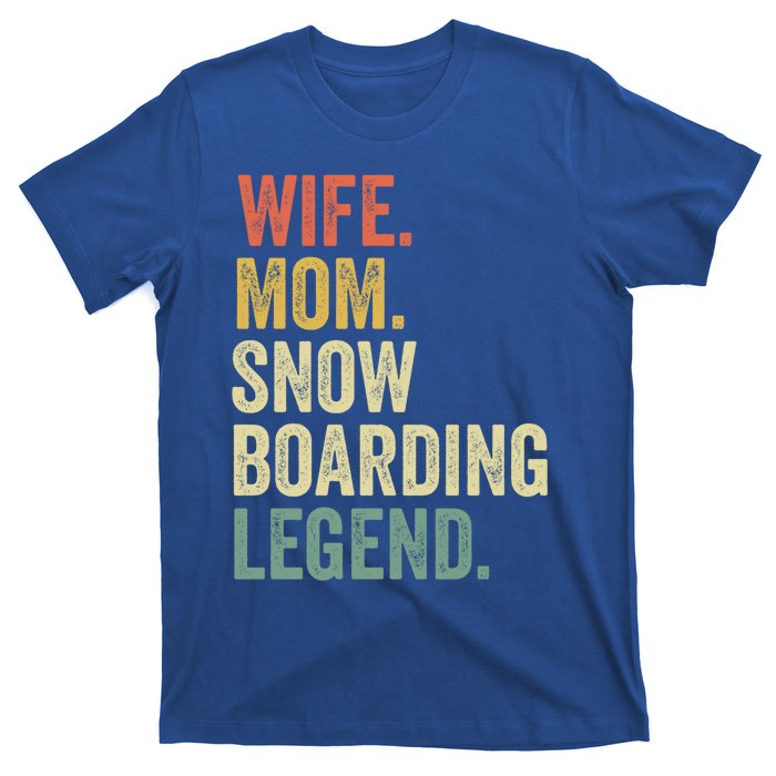 Funny Snowboard Gift Funny Gift Mom Snowboarding Gift T-Shirt