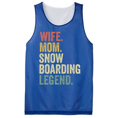 Funny Snowboard Gift Funny Gift Mom Snowboarding Gift Mesh Reversible Basketball Jersey Tank