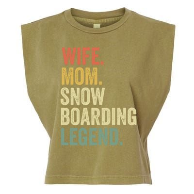 Funny Snowboard Gift Funny Gift Mom Snowboarding Gift Garment-Dyed Women's Muscle Tee