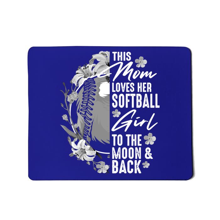 Funny Softball Gift Mom Pitcher Catcher Lovers Gift Mousepad