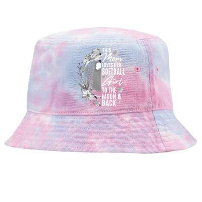 Funny Softball Gift Mom Pitcher Catcher Lovers Gift Tie-Dyed Bucket Hat